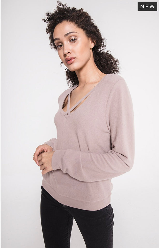 Cross Front Pullover
