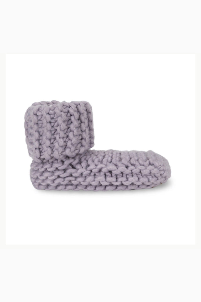 Knit Slippers Lavender
