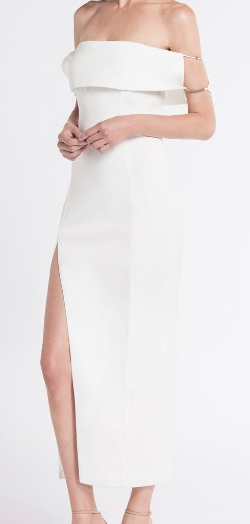 Pure white dress